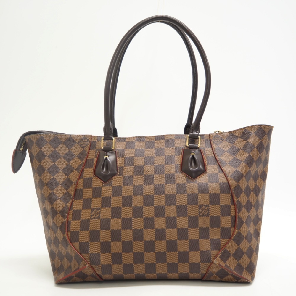 LOUIS VUITTON Caissa Tote Damier Bag Handbag Shoulder Laptop Brown - Picture 2 of 10